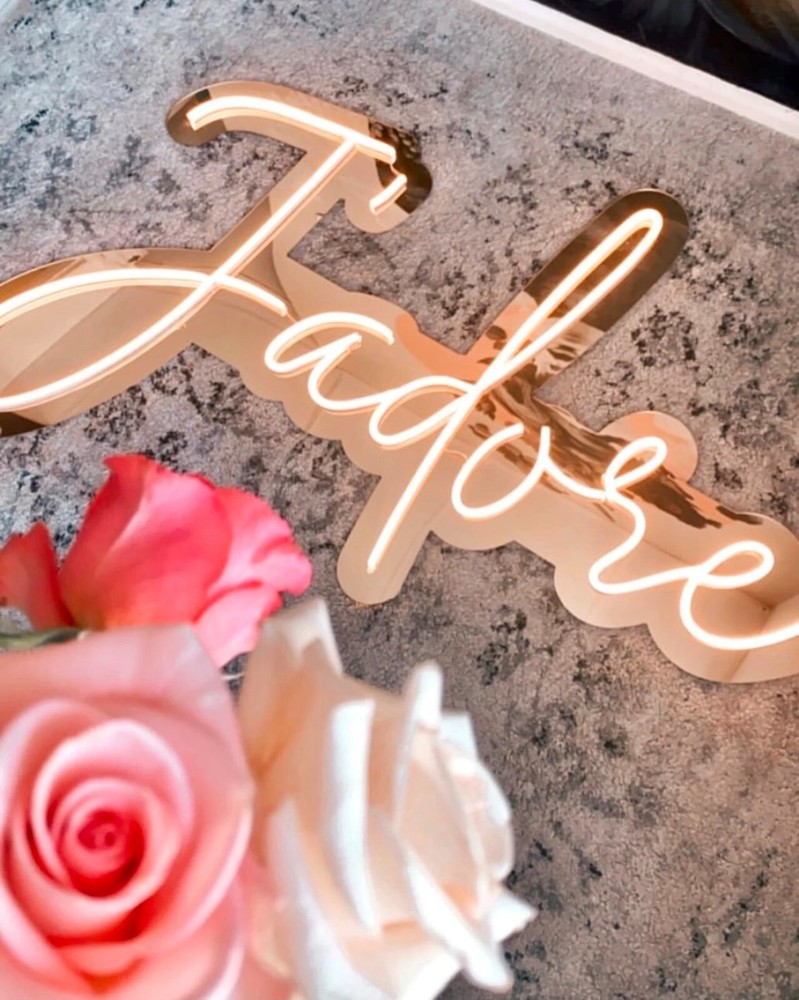 Your Text Name Personalized Custom Made Customize Display LED Light Neon Sign