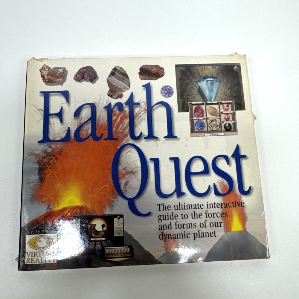 Earth Quest CD ROM Interactive Learning DK Scholastic (New Sealed)