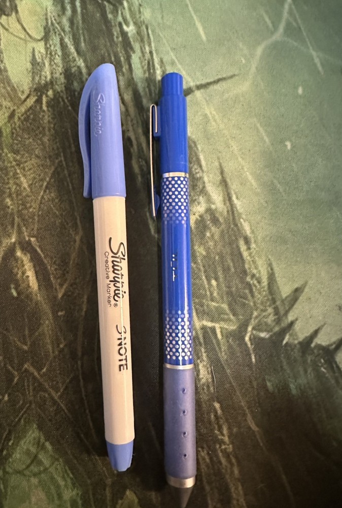 TUL pen and Sharpie set, various colors