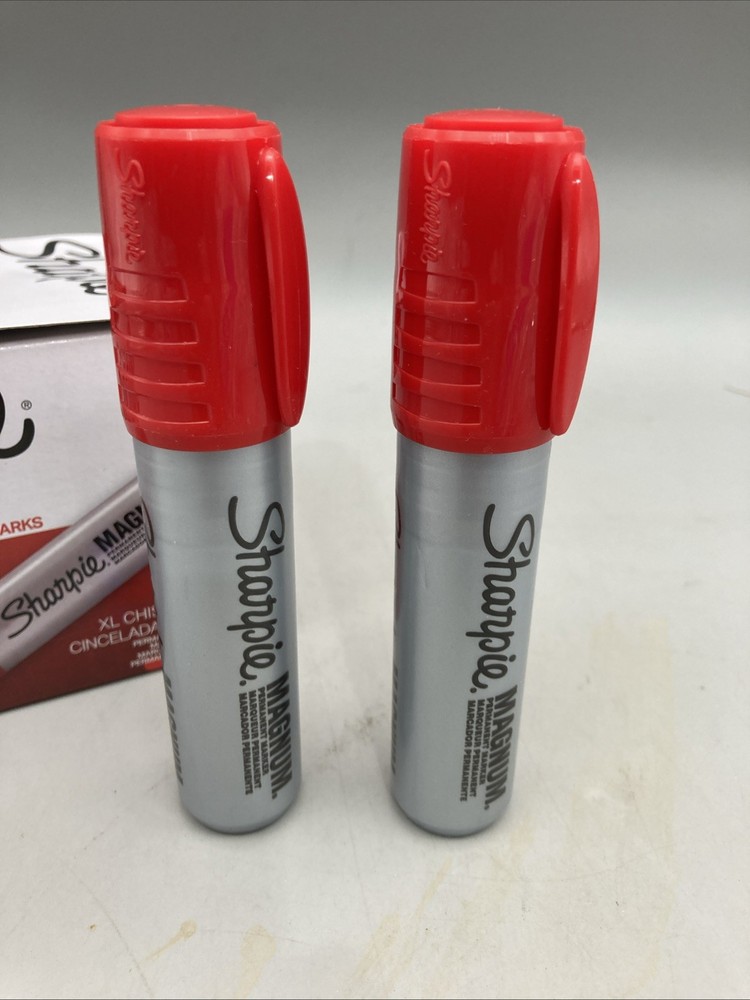 2 Pack Sharpie Magnum Red (Sharpie 44002) New