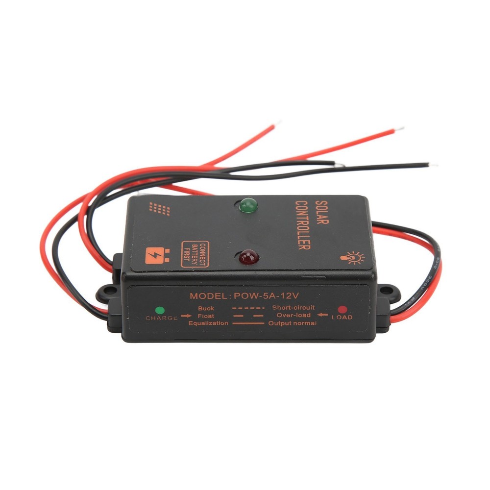 5A 12V Solar Panel Controller IP67 Waterproof PWM Charge Controller Spares