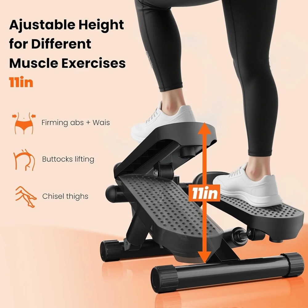 Steppers for Exercise,Mini Stepper with Exercise Equipment for Home Workouts NEW