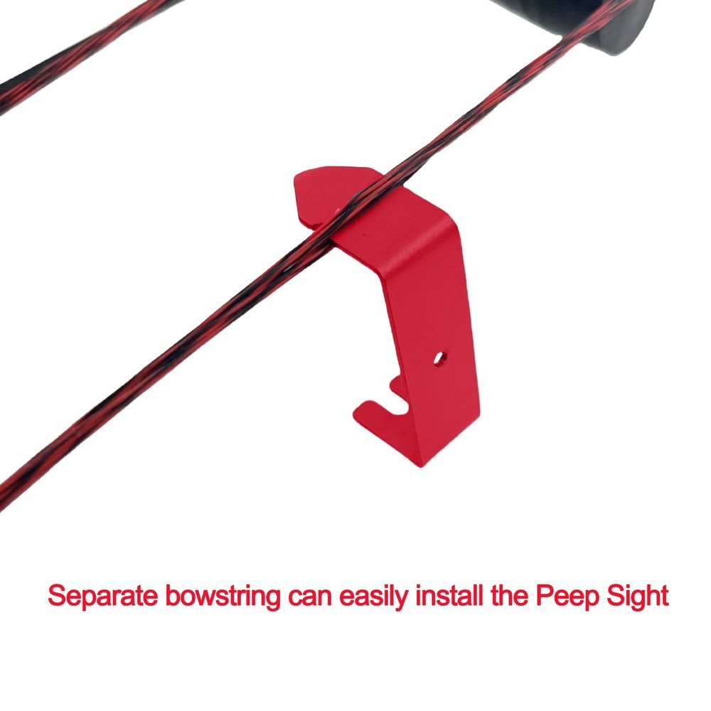 - QI HUO JU - Archery Bow String Separator Tool and Bowstring Serving Black
