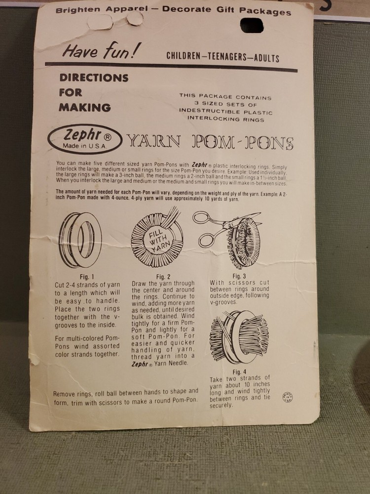 Vintage Pom-Pon Makers