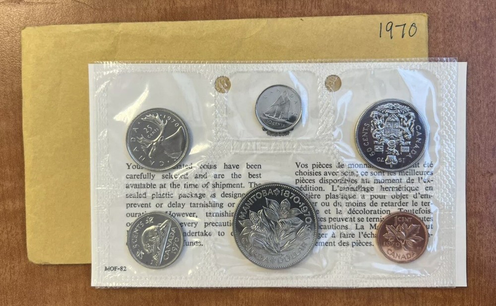Canada 1970 Proof Like PL Uncirculated Coin Set