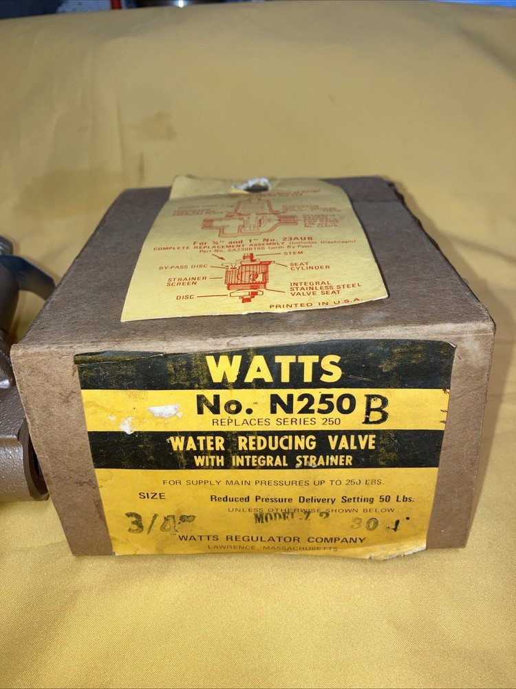 Watts N250B Water Reducing Valve 3/4”