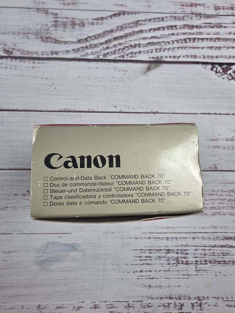 Canon Command Back 70 for T70 Camera, With Box And Manual