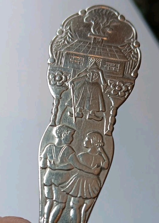 Hansel And Gretel .830 Silver Spoon Norway
