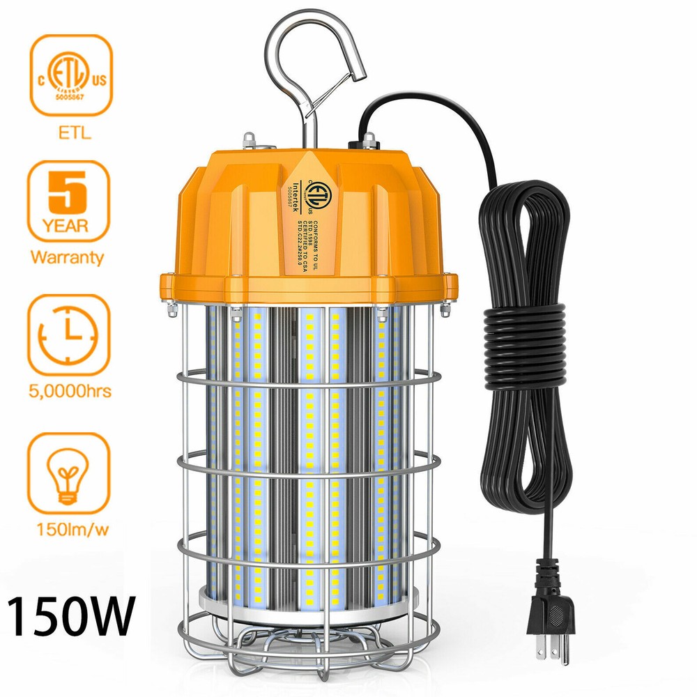 150W LED Constraction Temporary Work Light For Warehouse Workshop High Bay Light