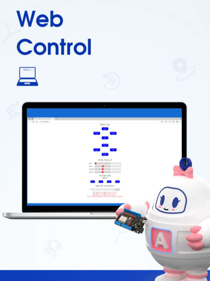 Robot Arm DIY Kit by ACEBOTT - Learn Programming & Coding - 4DOF
