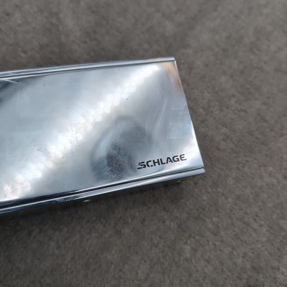 Schlage Electromagnetic Lock - High-Security, 1500 lbs Holding Force Chrome