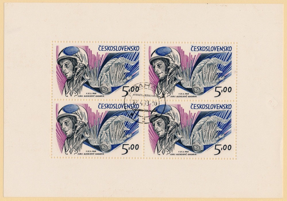 Czechoslovakia #1879 Cosmonauts Space Explorers First Day Issue Postmark 1973 NH