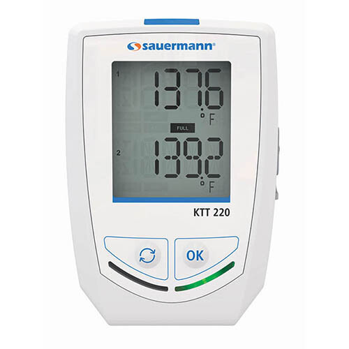 Sauermann KTT 220-O Multi-Function Thermocouple Data Logger w/Display