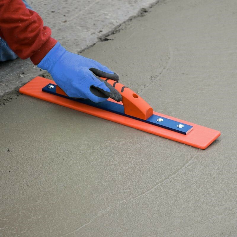 Kraft Tool Orange Thunder Hand Concrete Float 20" x 3" KO-20 Technology