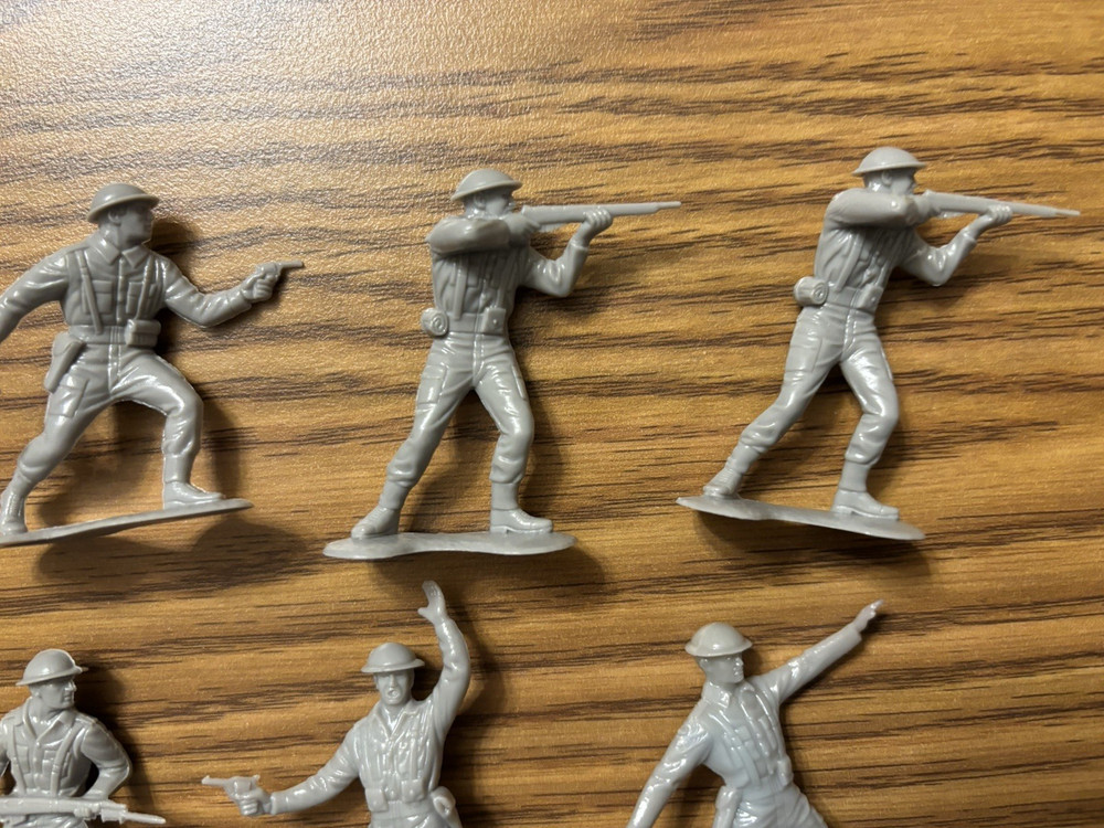 Marx battleground soldiers British figures Set