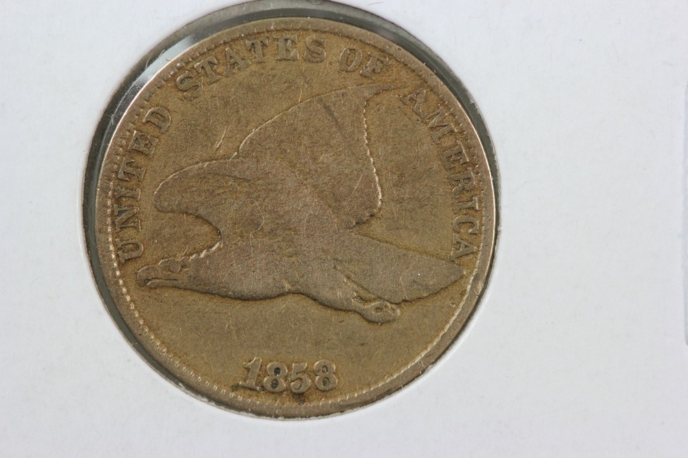 1858 Flying Eagle Cent Large Letter 67XJ