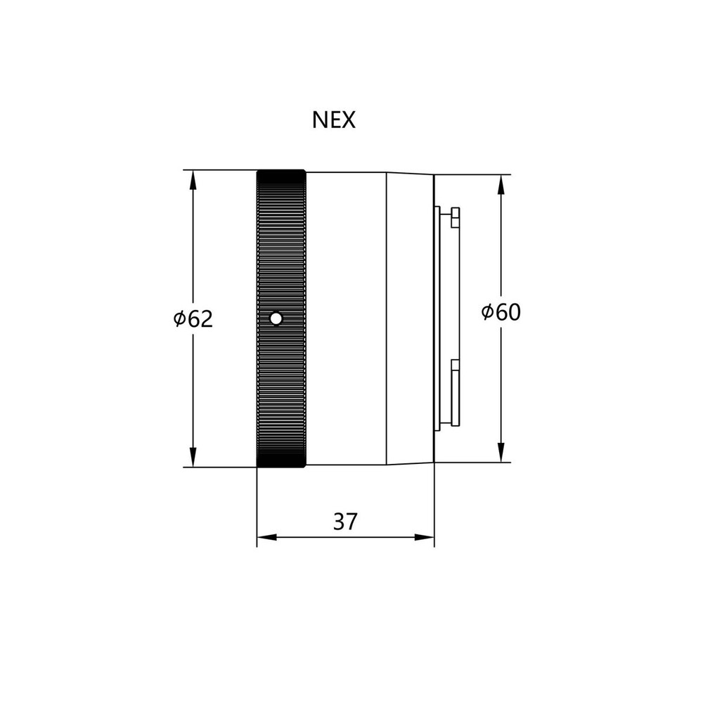 Askar 54mm / 48mm Wide T-Ring for Sony E-Mount Cameras # DA54E