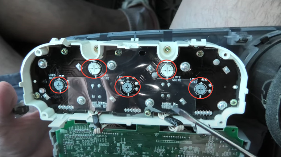 5Pcs Climate Control / Air Conditioner Panel Light Bulbs For Acura RSX 2002-2006