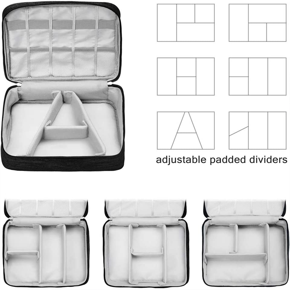 Digital Storage bag Portable Electronics Travel Organizer USB Cable Case Gadget