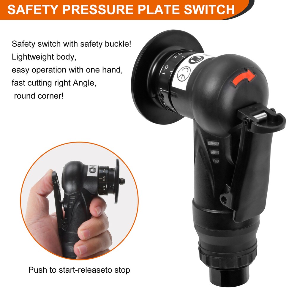 1/4"Pneumatic Chamfering Machine Handheld Grind Tool Deburring Trimming Beveling