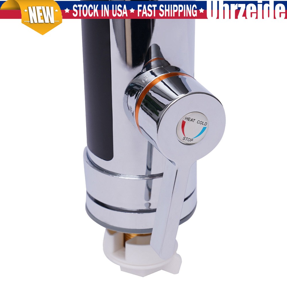 3000W Electric Hot Water Heater Faucet Tankless Instant Kitchen Bathroom Tap
