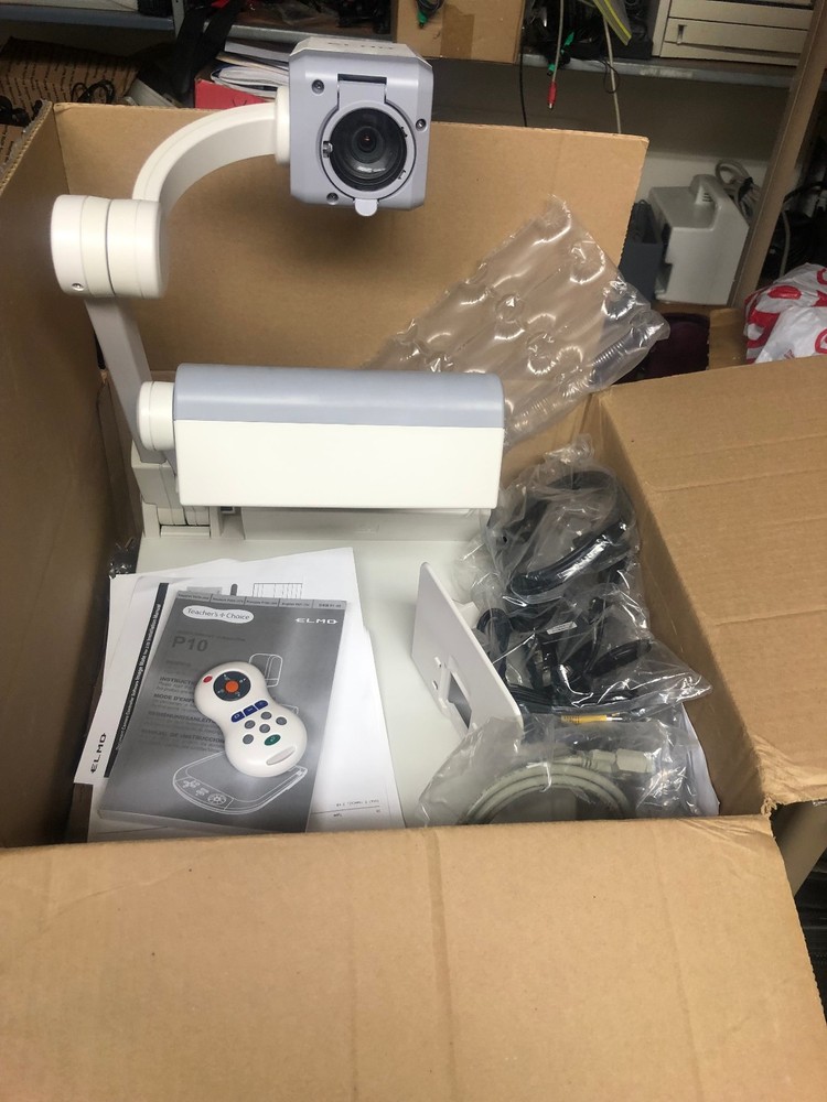 Elmo P10 Digital Overhead Document Projector with all attachment
