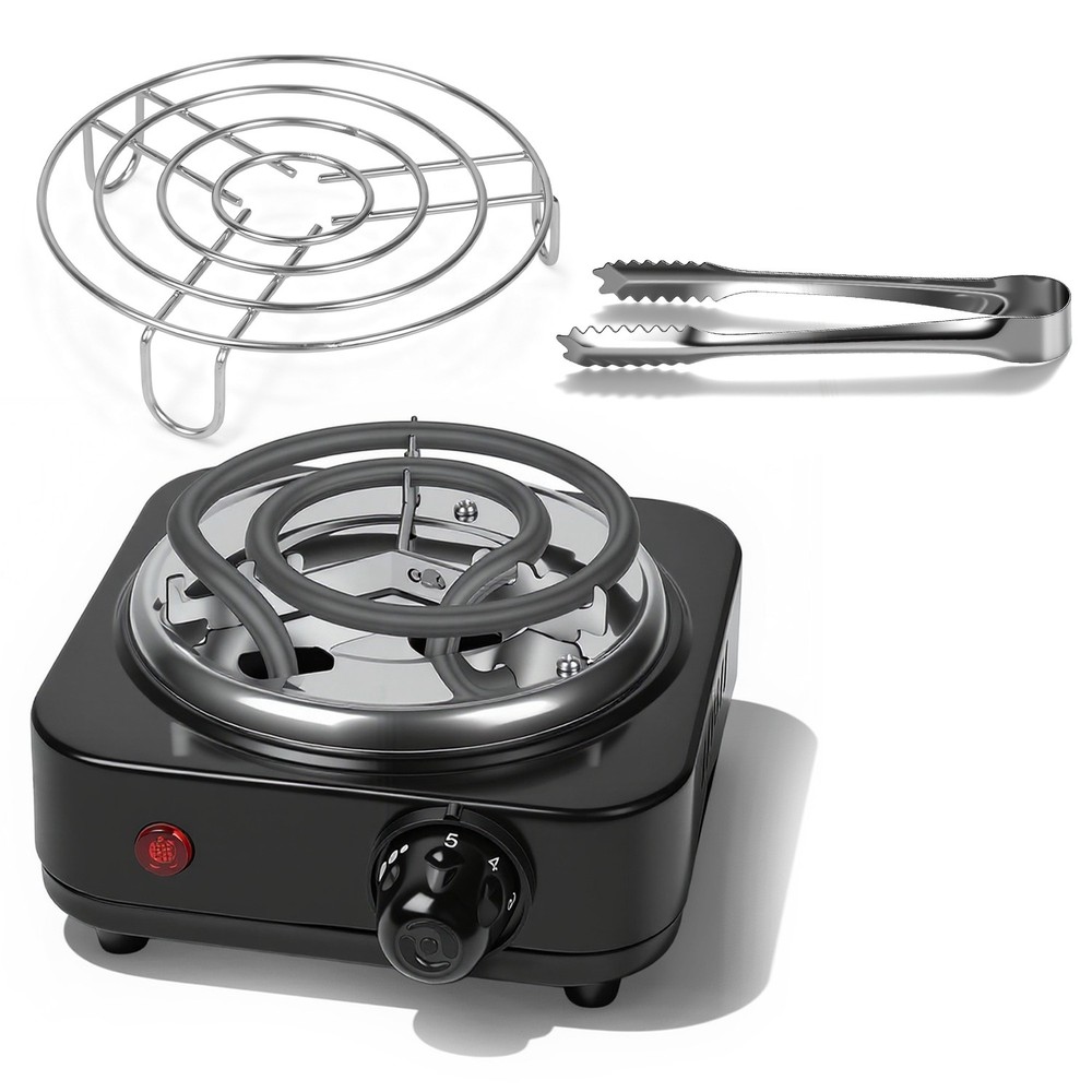 Adjustable 500W Charcoal Burner With Thermostat Control For Hookah Use