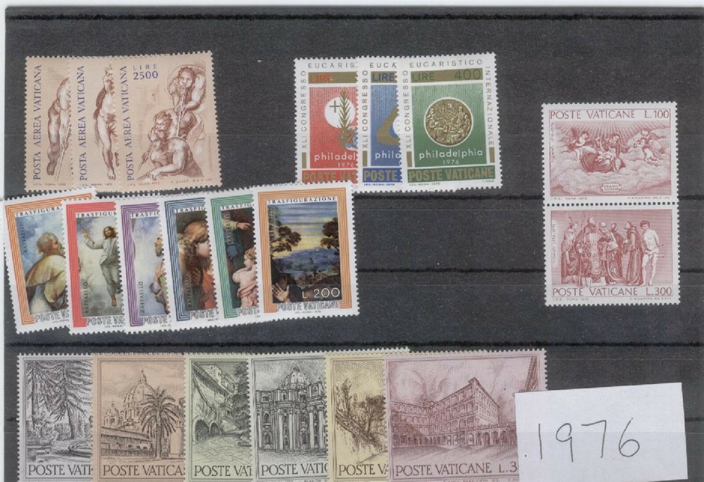 (FY76) Vatican Full yearset MNH 1976