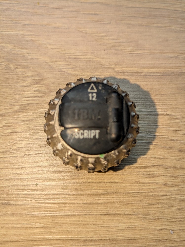 IBM Selectric I And II SCRIPT 12 Element Ball