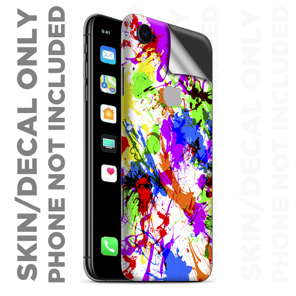 Skins Decal Wrap for Apple iPhone XR - Paint Splatter