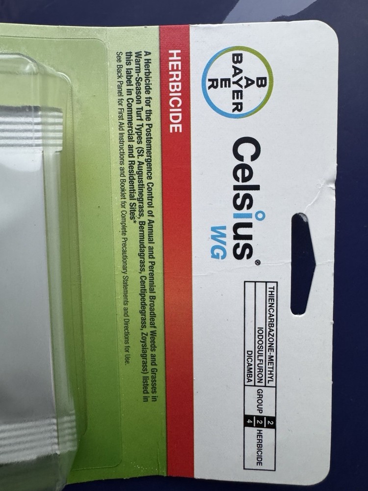 Celsius WG - Single dose 0.226 oz Easy Mix Packet - Post Emerge Weed Control FS
