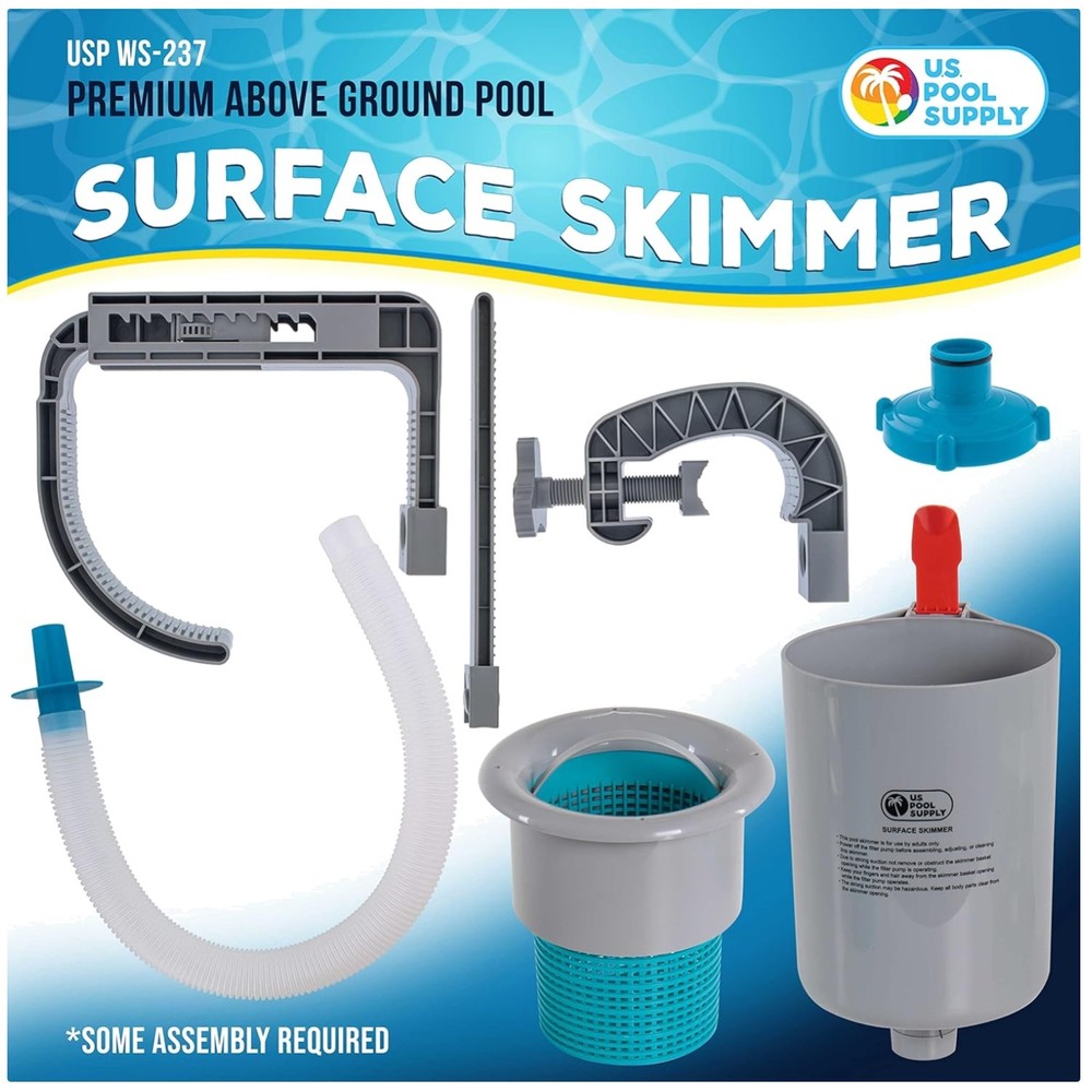Above Ground Pool Skimmer - Wall Mount, Easy Installation