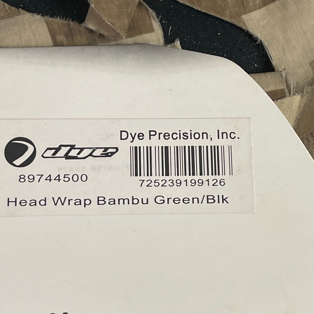 NEW 2014 Dye Head Wrap - Bambu Green/Black