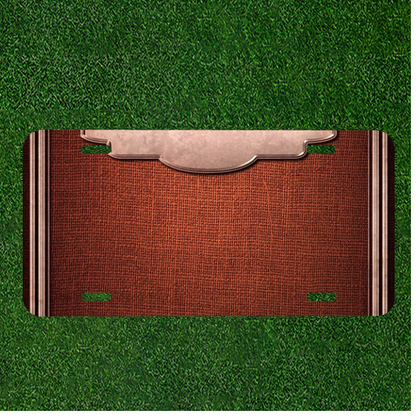 Custom Personalized License Plate Auto Tag With Gorgeous Design Add Names