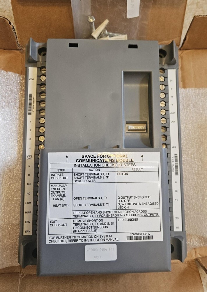 Honeywell Remote Module Humidity Control W8900A1004