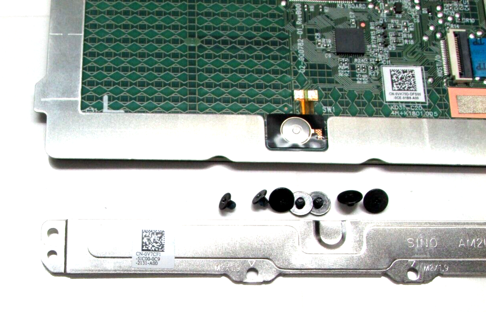 REF OEM Dell Latitude 7410 Laptop Touchpad Sensor Module W/ Bracket HUE05 VK75D