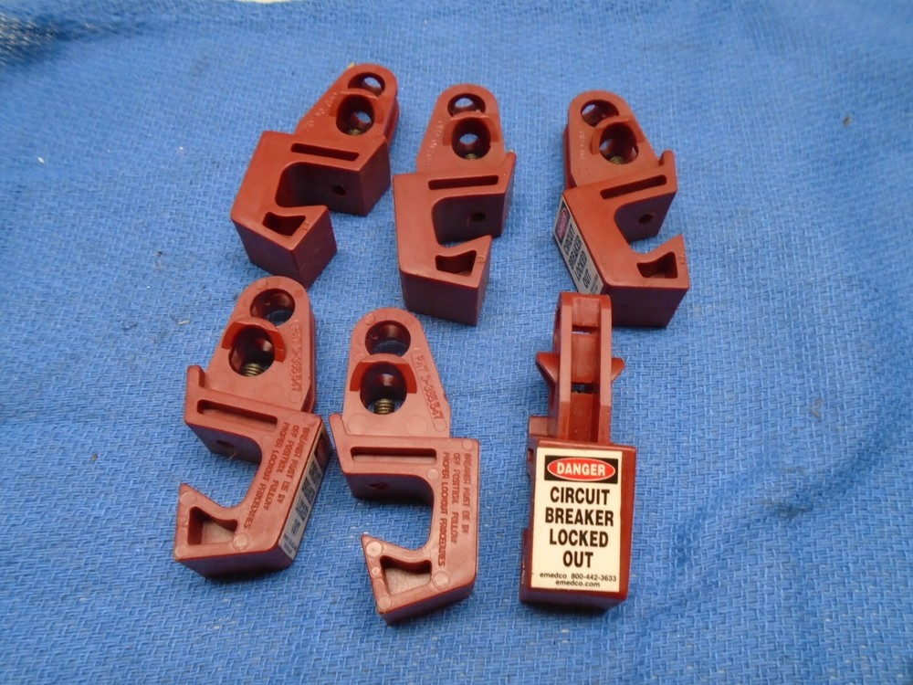 Circuit Breaker Lockout Device - 6 pieces