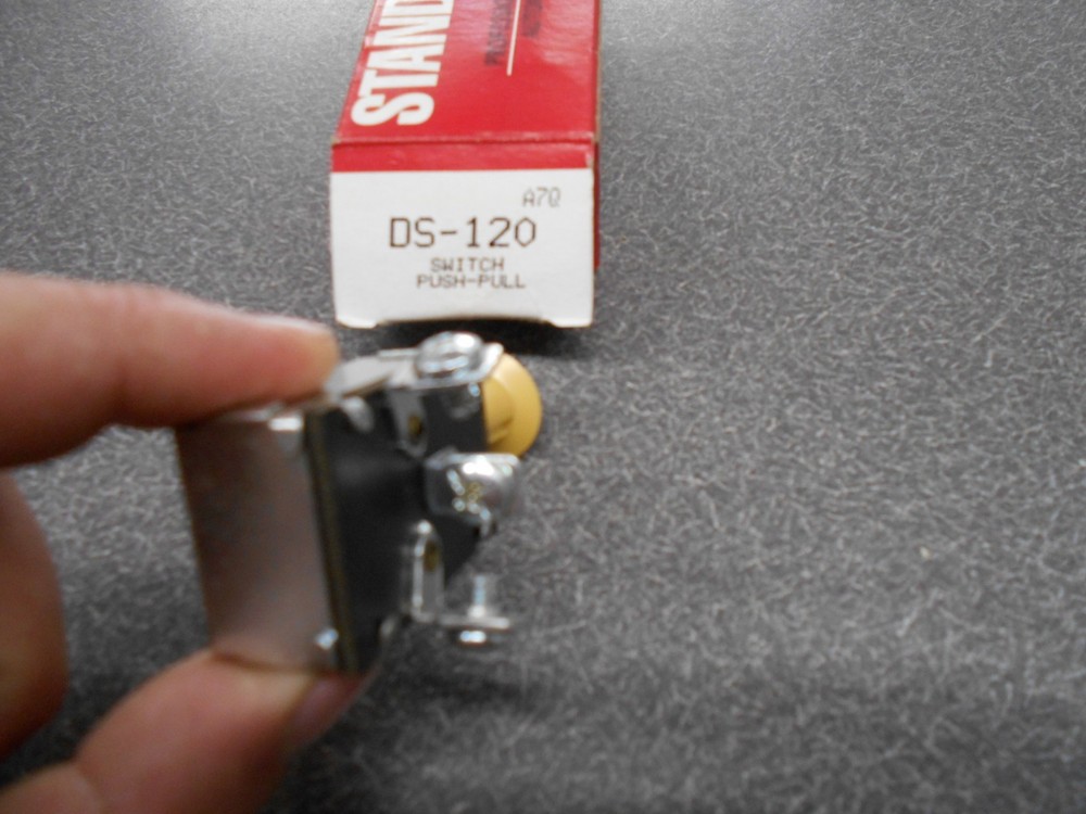 Standard DS-120 Push Pull Switch. For 12 volt systems. New Old Stock! DS120