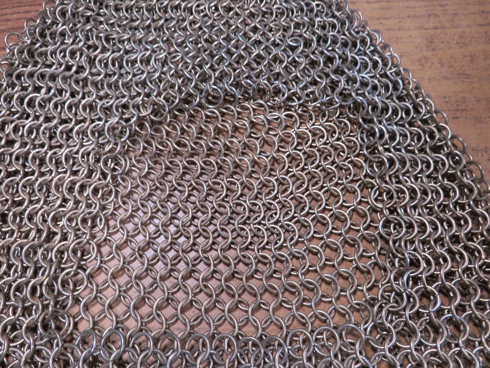 chainmail hood Brass ? bronze