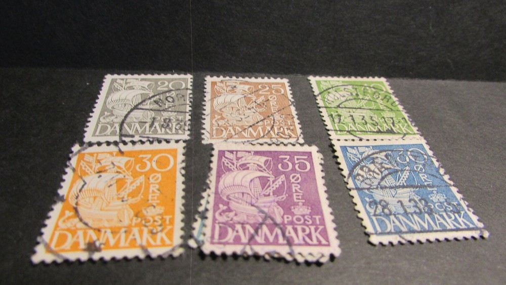 Denmark #232-38 Used- WDW Philatelic (E6D) (8/24)2