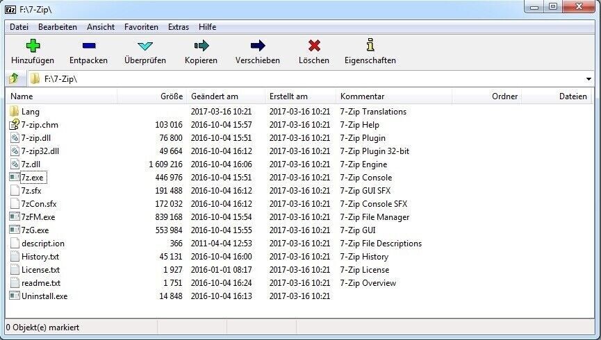 *** 7ZIP PACKPROGRAMM *** ENTPACKER 32bit+64-bit Windows, WZIP, RAR, TAR ***