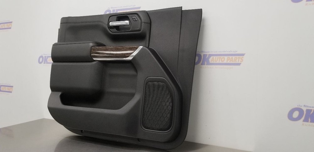 20 GMC SIERRA 1500 ELEVATION DOOR PANEL FRONT LEFT DRIVER BLACK CLOTH