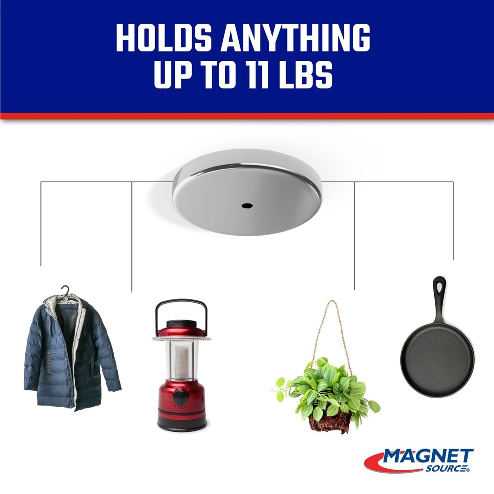 Ceramic Round Base Magnet Pack - Heavy-Duty Strong Magnets - 200 lb Pull Each...