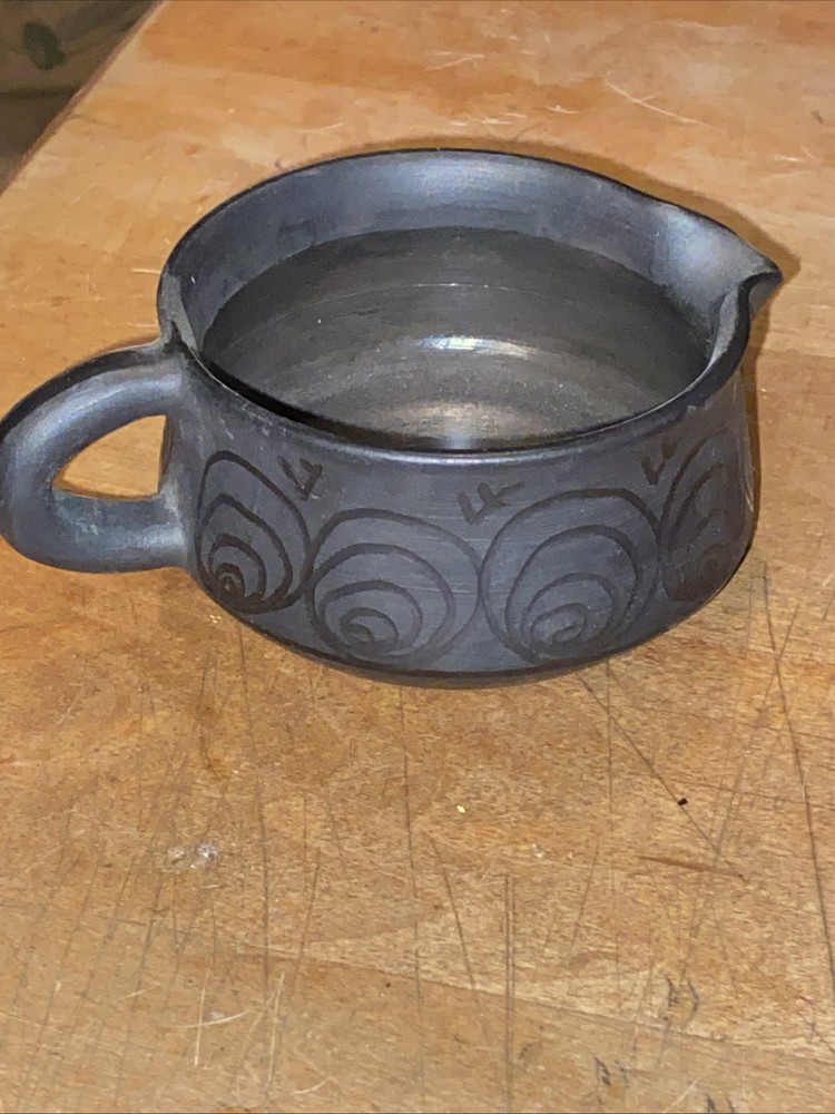 Vintage hand painted pottery  Creamer