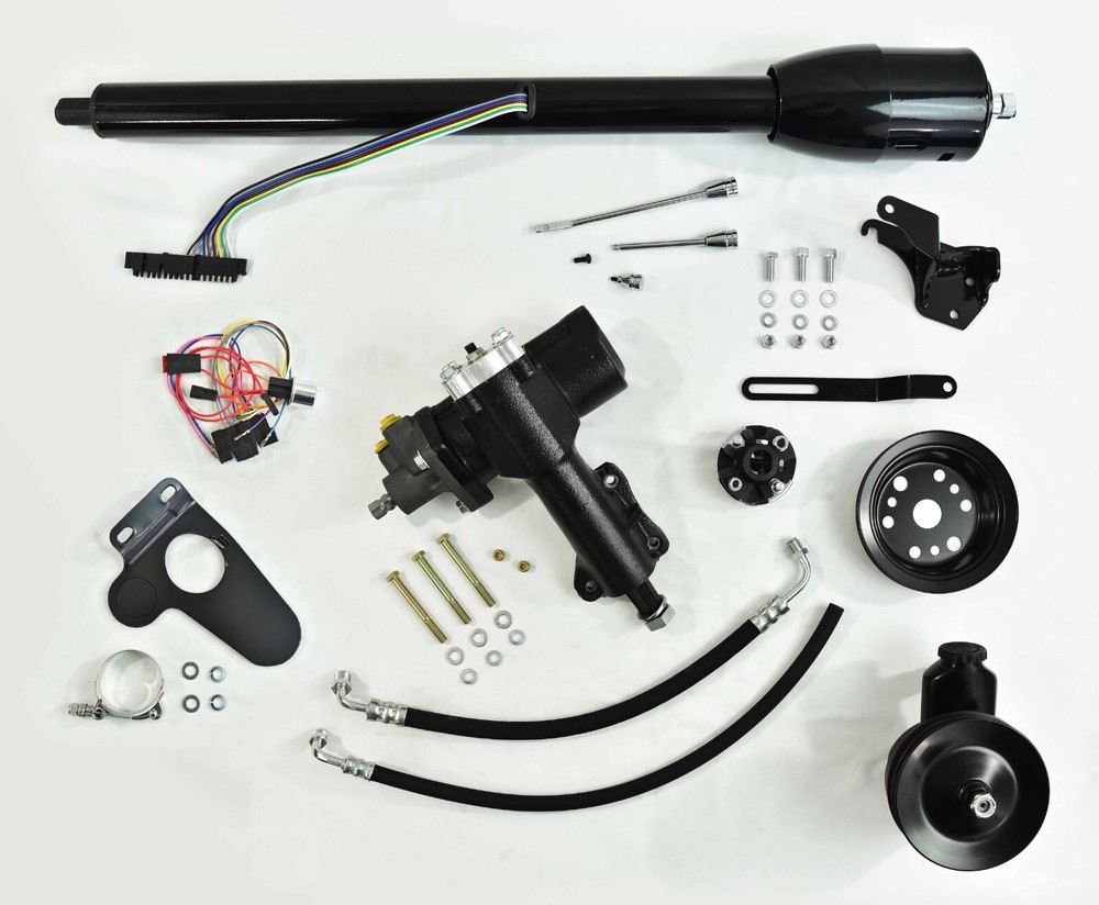 1955 Chevrolet power steering conversion tilt steering column floor shift