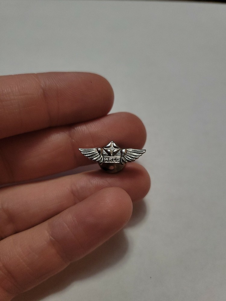Vintage Atlantic Richfield ARCO Wings Lapel Pin