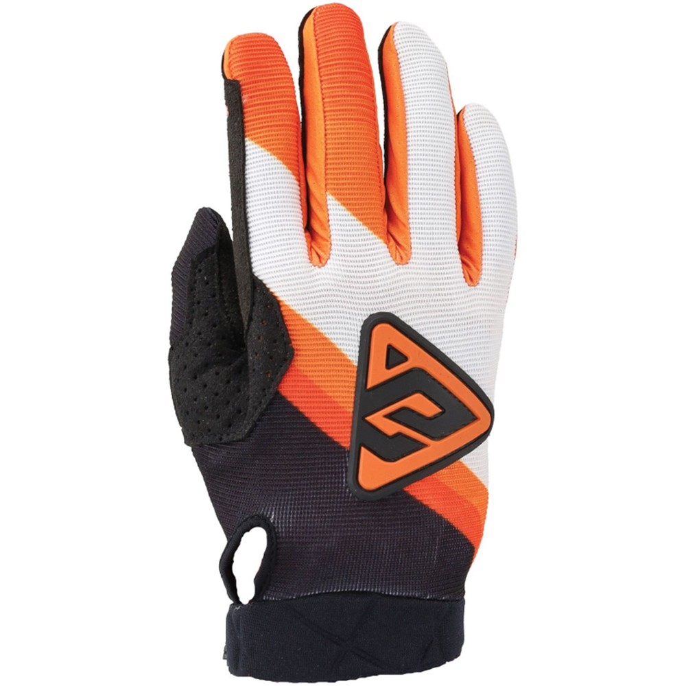 Answer 442802 Black/Hyper Orange/White Medium 25 Peak Flo Gloves
