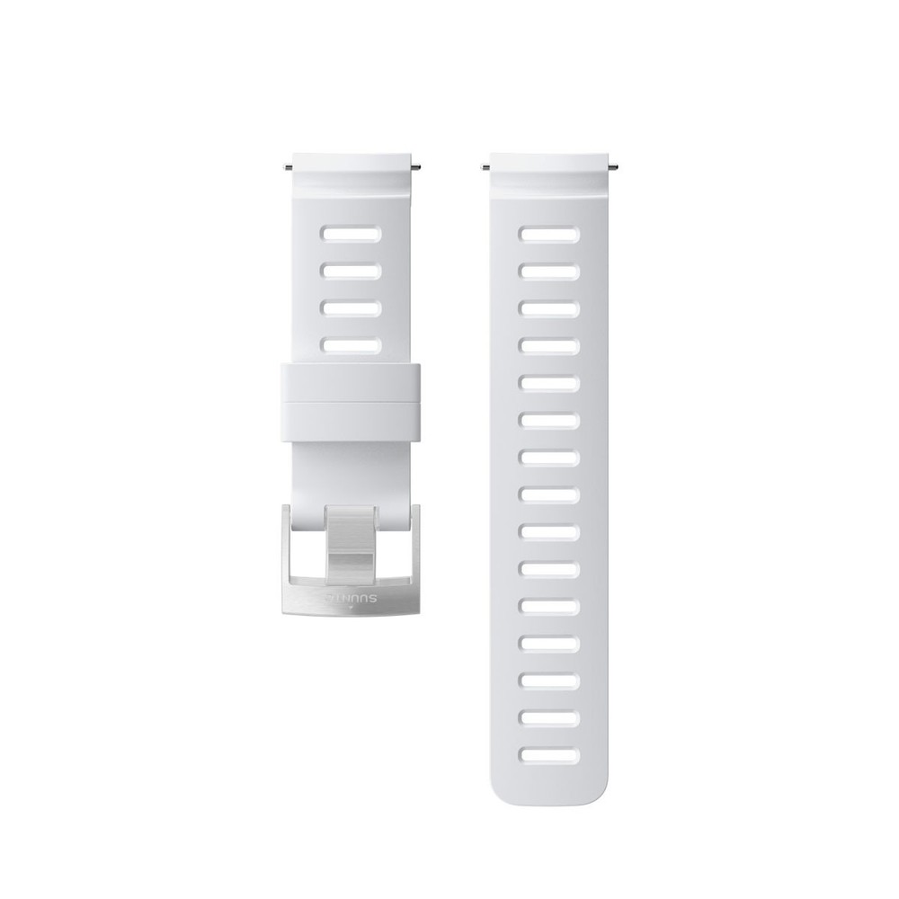 Suunto Dive 1 Silicone Strap, White Steel, Size M, Dive Computer Accessory