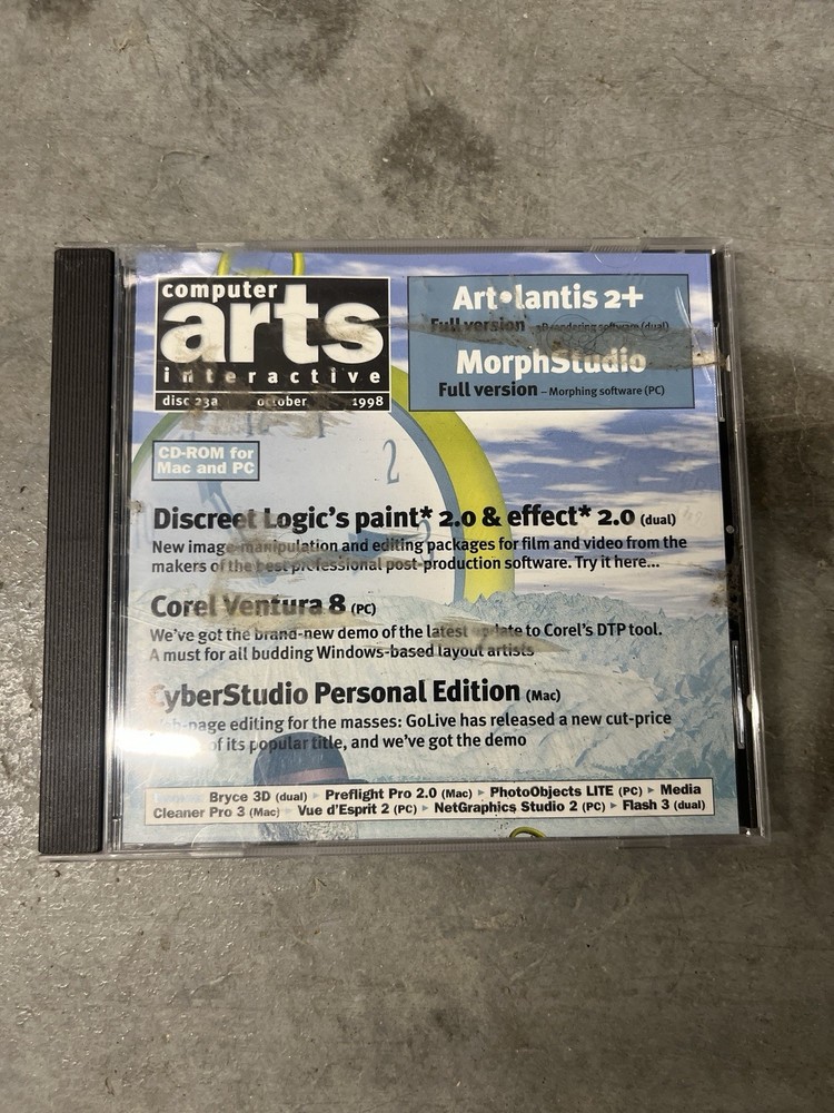 Computer Arts Interactive - Disc 23a October 1998 (CDRom 1998)