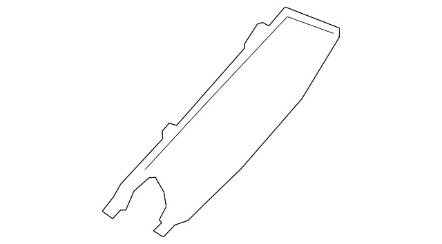 Black Windshield Multifunction Sensor Mount Bracket Cover Insert (84049176)